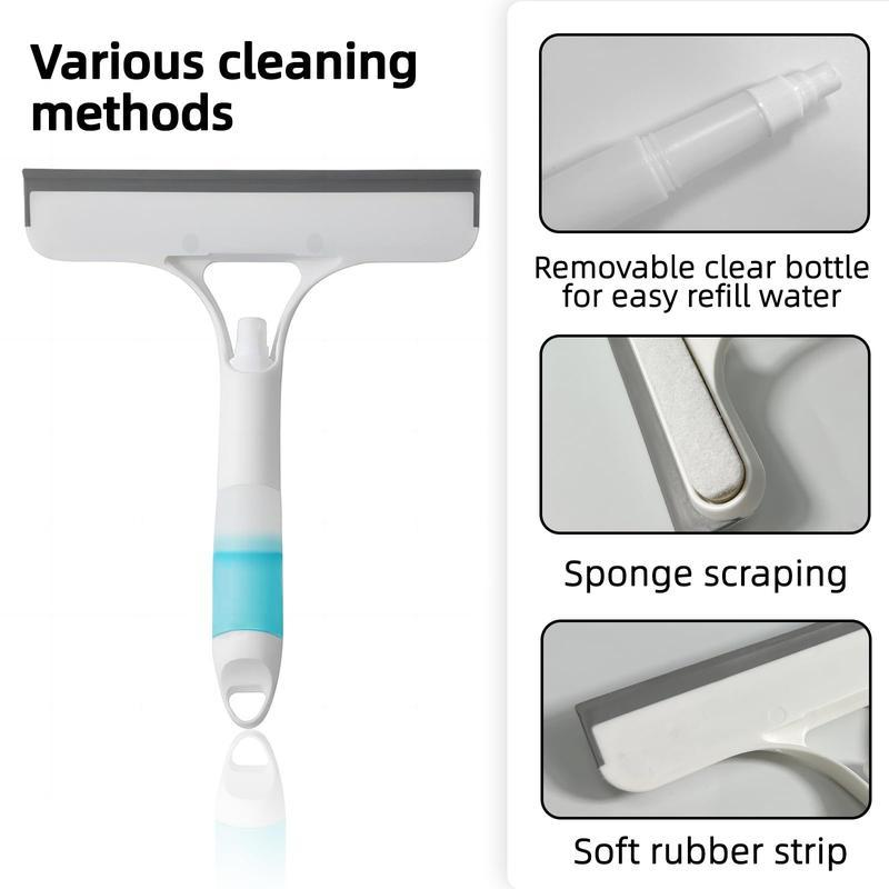 3-in-1 Spray Window Cleaner Tool – Streak-Free Glass Cleaning Made Easy