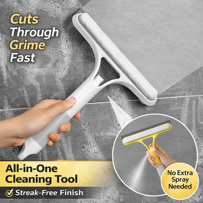 3-in-1 Spray Window Cleaner Tool – Streak-Free Glass Cleaning Made Easy